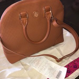 AUTHENTIC Tory Burch Robinson Perforated Dome Bag